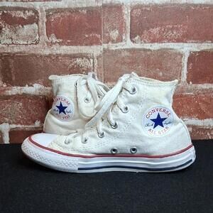 Converse Chuck Taylor Shoes Girls Size 13.5 Classic White Red Blue All Star
